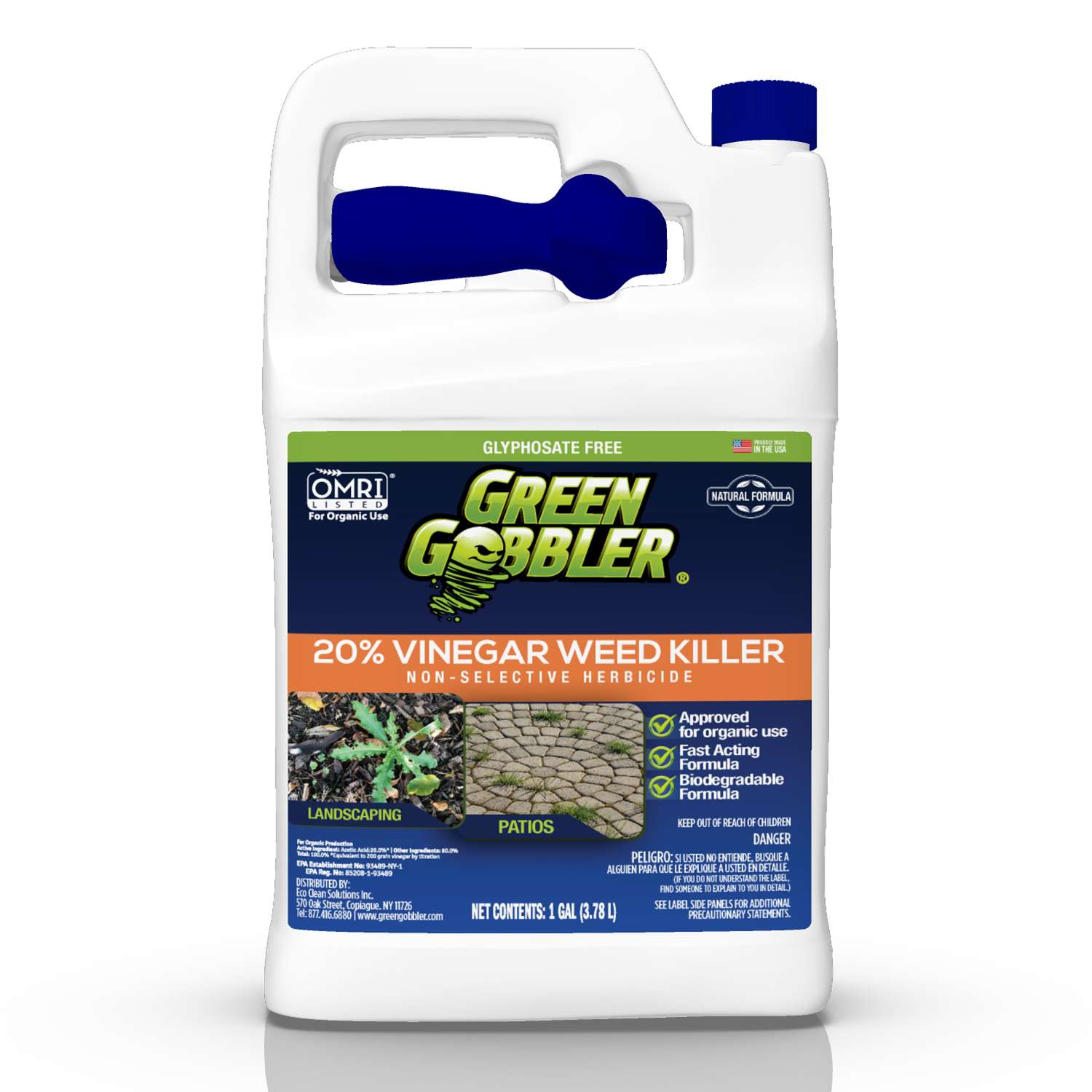 Green Gobbler 20 Vinegar Organic Grass & Weed Killer RTU Liquid 1 gal
