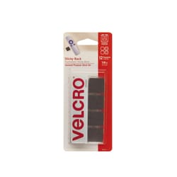 VELCRO Brand Sticky Back Small Nylon Hook and Loop Fastener 7/8 in. L 12 pk
