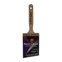 ArroWorthy Rembrandt 3 in. Semi-Oval Angle Paint Brush