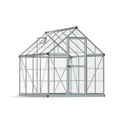 Canopia by Palram Harmony Silver 72.8 in. W X 97.2 in. D X 81.9 in. H Walk-In Greenhouse