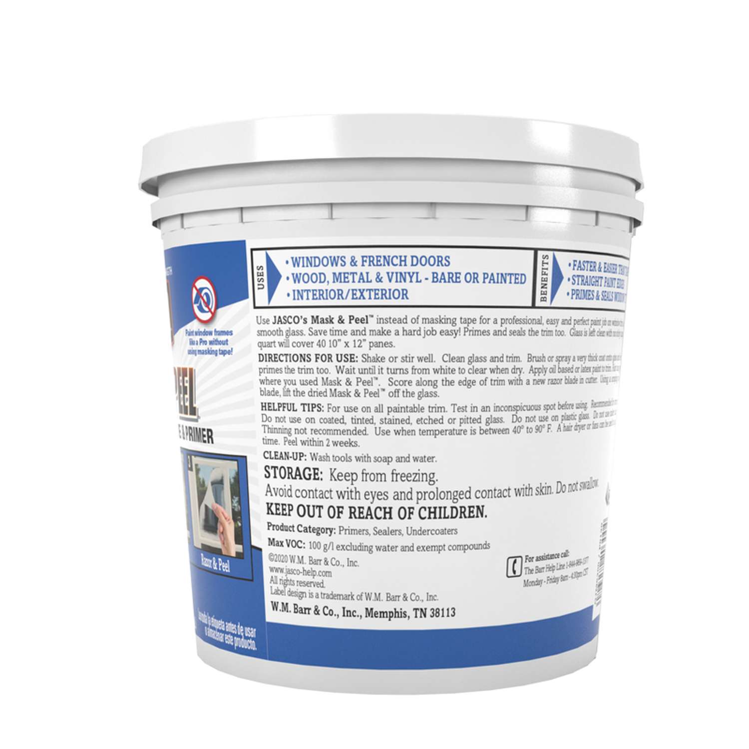 Associated Paint Clear Water-Based Acrylic Masking Liquid H2O 1 qt