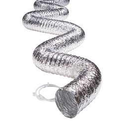 Ace 60 in. L X 4 in. D Silver Aluminum Dryer Vent Duct