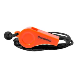 Browning Orange Plastic Whistle One Size 1 pk