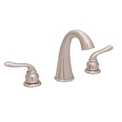 Huntington Brass Isabelle Satin Nickel Widespread Bathroom Sink Faucet 8 in.