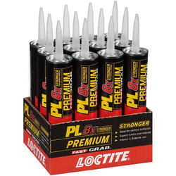 Loctite PL Premium Fast Grab Polyurethane Construction Adhesive 10 oz