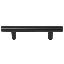 Laurey Melrose T-Bar Cabinet Pull 3-3/4 in. Oil Rubbed Bronze Black 1 pk