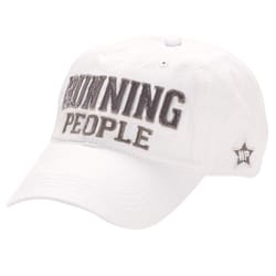 Pavilion We People Running People Baseball Cap White One Size Fits All