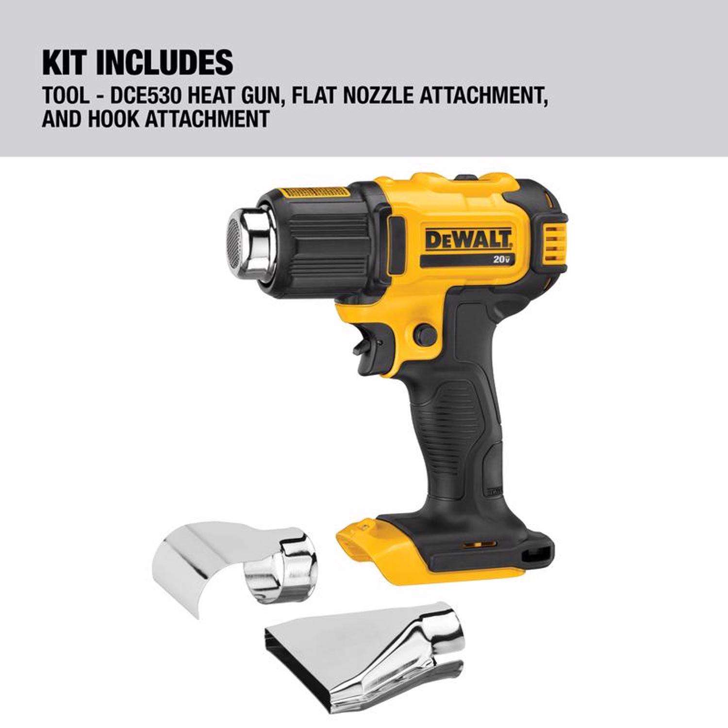 Dewalt 18V Heat Hot Glue Gun Skin for Dewalt 18/20V Battery WITH