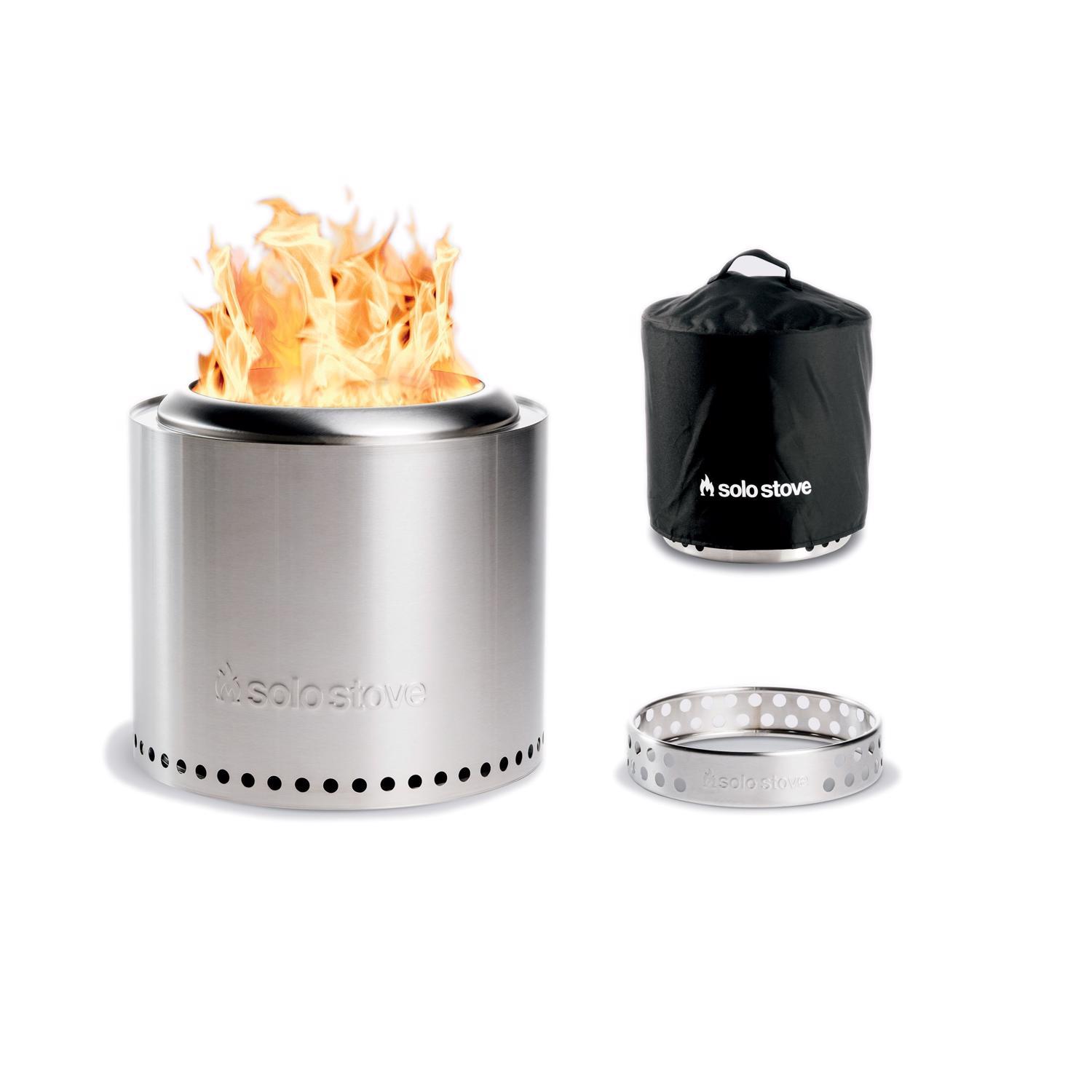 Solo Stove Ranger 15 in. W Stainless Steel Round Wood Fire Pit with Stand Uae Electronic uaeelectronic.com