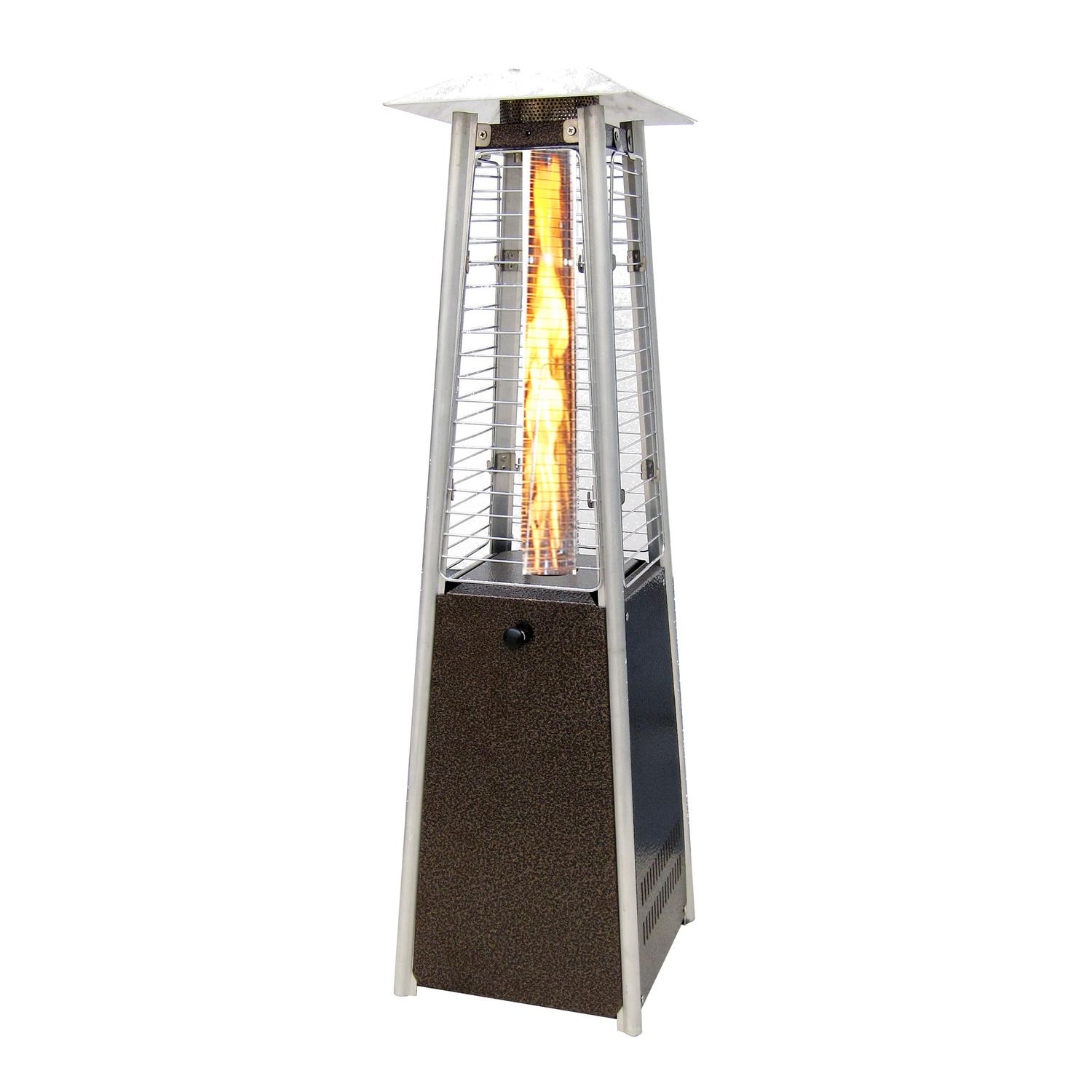 SUNHEAT 11000 BTU Propane Metal Contemporary Square Tabletop Patio Heater 5 sq ft Sansujyuku sansujyuku.com