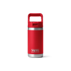 YETI Rambler 12 oz Rescue Red BPA Free Insulated Kids Water Bottle w/Straw