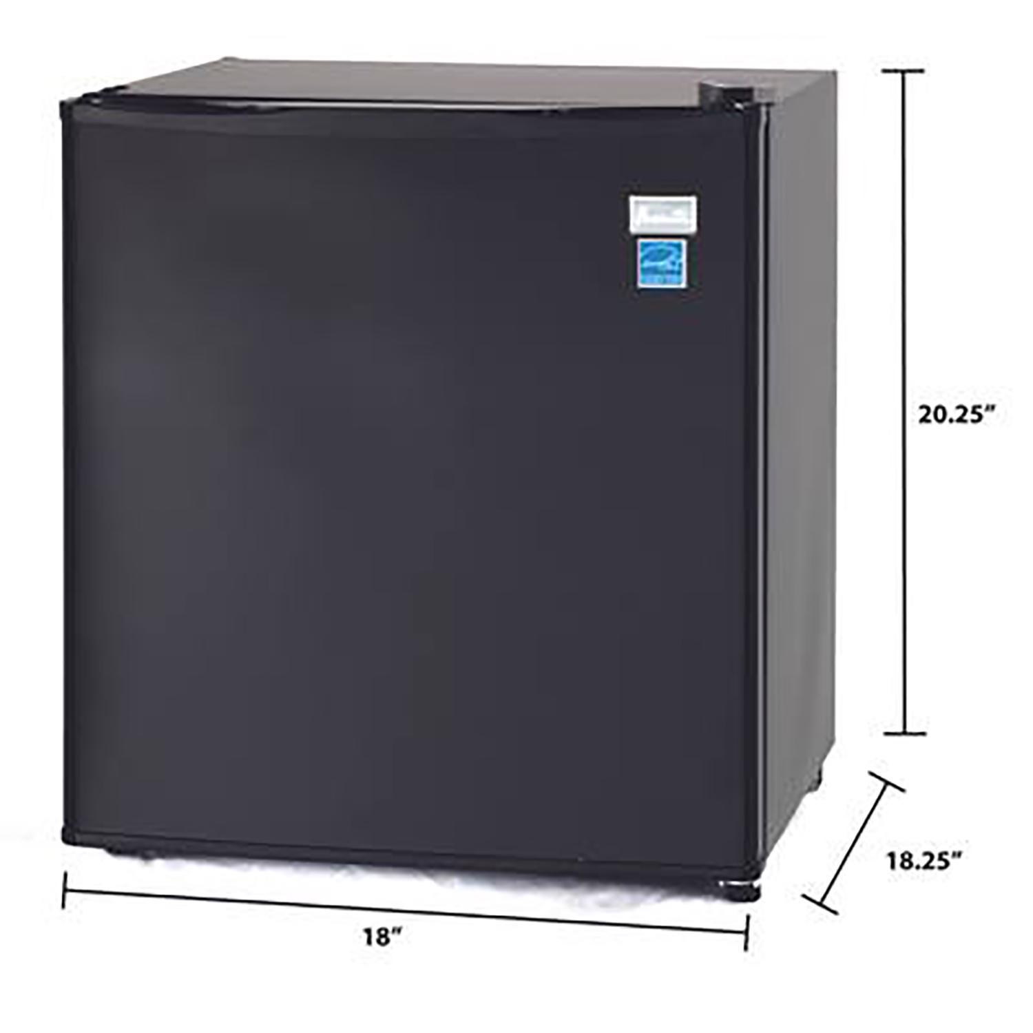 Avanti 1.7 cu ft Black Stainless Steel Compact Refrigerator 233 W Sansujyuku sansujyuku.com