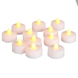 Matchless Darice Ivory No Scent Scent Tealight Flameless Flickering Candle 1 oz