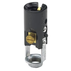 Leviton Phenolic Incandescent Candelabra Base Keyless Lampholder 1 pk