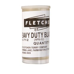 Fletcher  Steel  Single Edge  Acrylic Scoring Blade  .25 in. L 10 pc. 