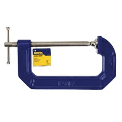 Irwin Quick-Grip 6 in. X 3-1/2 in. D Adjustable C-Clamp 900 lb 1 pc