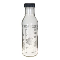 Kolder Clear Glass Salad Dressing Bottle 13 oz