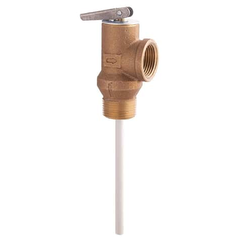 Watts 3/4 in. MNPT Brass Temperature and Pressure Relief Valve 3/4