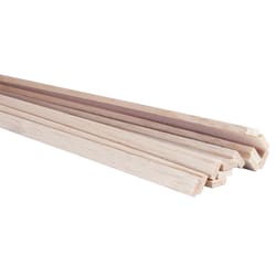 Midwest Products 3/16 in. X 3/8 in. W X 36 ft. L Balsawood Strip #2/BTR Premium Grade