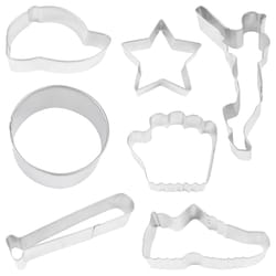 R&M International Silver Steel Cookie Cutter Set