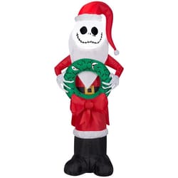 Gemmy Jack Skellington 3.5 ft. Jack Skellington as Santa Inflatable