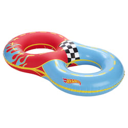 FUNBOY Hot Wheels Multicolored Plastic Inflatable Racetrack Double Pool  Float