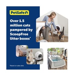 PetSafe Plastic White Self Cleaning Litter Box 1 pk