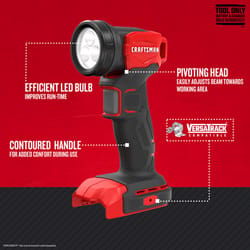 Craftsman LED Area Light 500 Lumens Battery Powered LED Style Area  Flashlight