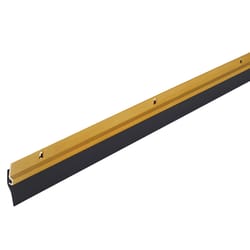 M-D BUILDING PRODUCTS Gold Aluminum/Vinyl Sweep For Doors 36 in. L X 1.38 in.