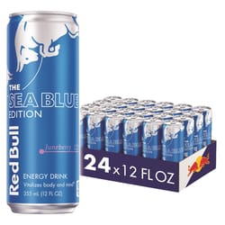 Red Bull Sea Blue Edition Juneberry Energy Drink 12 oz