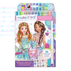 Make It Real Blooming Creativity Fashion Design Sketchbook Assorted 132 pc