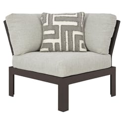 Signature Design by Ashley Beachloft Black Aluminum Frame Chair White