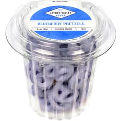 Hayden Valley Foods Blueberry Yogurt Pretzels 3.5 oz Clamshell