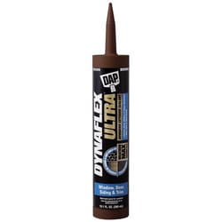 DAP DynaFlex Ultra Brown Advanced Latex Advanced Siding and Window Waterproof Sealant 10.1 oz