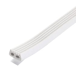 M-D BUILDING PRODUCTS White EPDM Rubber Foam Weatherstrip For Doors and Windows 10 ft. L X 0.31 in.