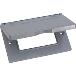 Sigma Engineered Solutions Rectangle Metal 1 gang 2.83 in. H X 4.57 in. W Horizontal GFCI Cover
