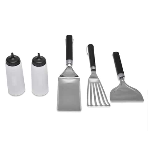 Traeger Flat Top Essentials 5 Piece Grilling Tool Kit Spatulas