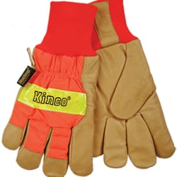 Kinco Men's Outdoor Hi-Viz Work Gloves Orange XXL 1 pair