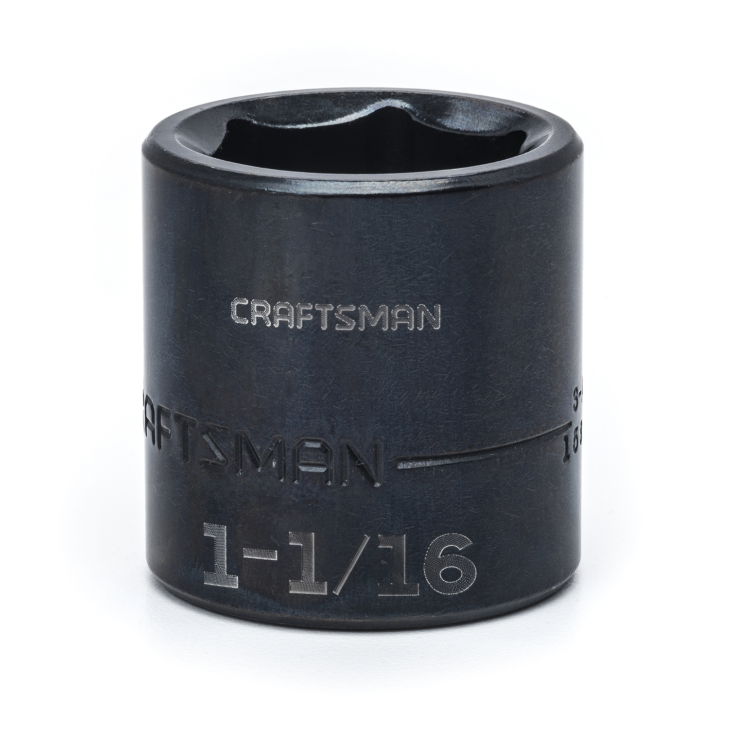 Craftsman 1-1/16 in. X 1/2 in. drive SAE 6 Point Standard Impact Socket 1 pc