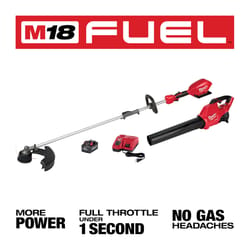 Milwaukee M18 FUEL Quik-Lok 3000-21 16 in. 18 V Battery Trimmer and Blower Combo Kit (Battery & Char