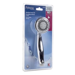 Keeney Stylewise Polished Chrome Plastic 3 settings Handheld Showerhead 1.8 gpm