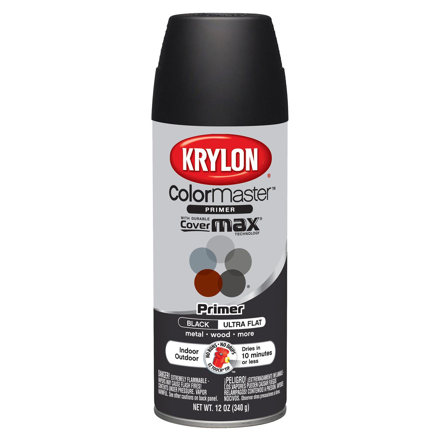 UPC 724504013167 product image for Krylon 12oz Indoor/Outdoor Spray Paint in Black (K05131601)-6 Pack | upcitemdb.com