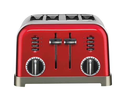Cuisinart BBQ Oven Mitt Pot Holder Kitchen Towels 4 Pc Set Black Red  Graphic New 