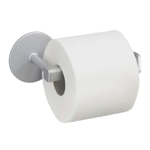 SAFETY+BEAUTY Mega Roll Toilet Paper Holder with Shelf, for Cell Phone or  Wet Wipes, Rust-Proof Stainless Steel Construction, Easy Loading, Brushed