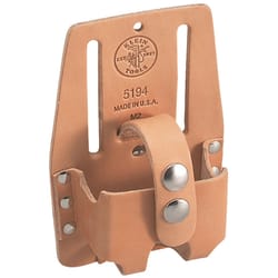 Klein Tools 1 pocket Leather Tape Rule Holder 4 in. L X 6 in. H Brown