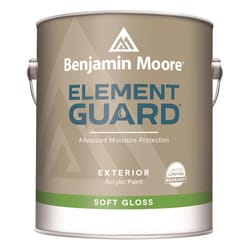 Benjamin Moore Element Guard Soft Gloss White Paint Exterior 1 gal