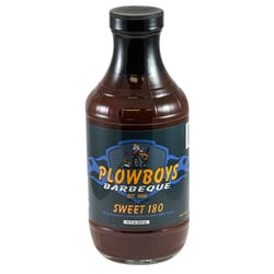 Plowboys BBQ Sweet 180 Sweet & Sassy BBQ Sauce 16 oz