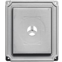 Builders Edge 8 in. H X 1-1/2 in. L Prefinished Gray Vinyl Mounting Block