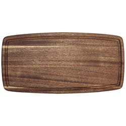 Totally Bamboo 16 in. L X 8 in. W X 1 in. Acacia Wood Serving & Cutting Board