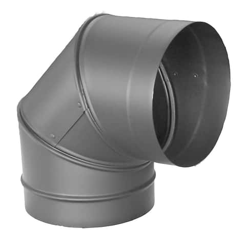 DuraVent 6dbk-48 DuraBlack Single Wall Black Stove Pipe, 48 x 6 Inches